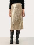 Part Two Teffania Sequin Skirt