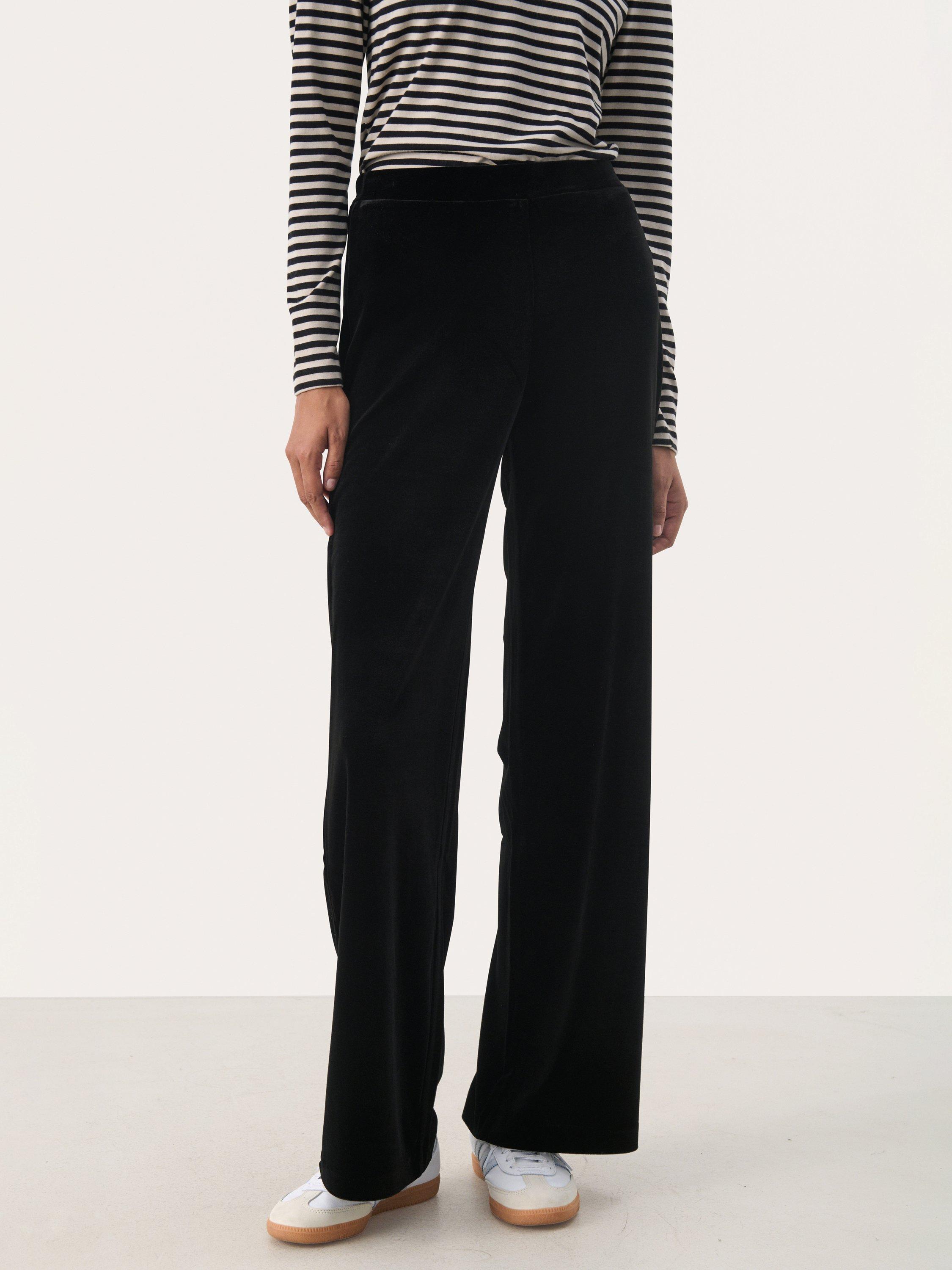 Product image 1 of 6, which shows Part Two Dorellas Straight Trousers, Black, L