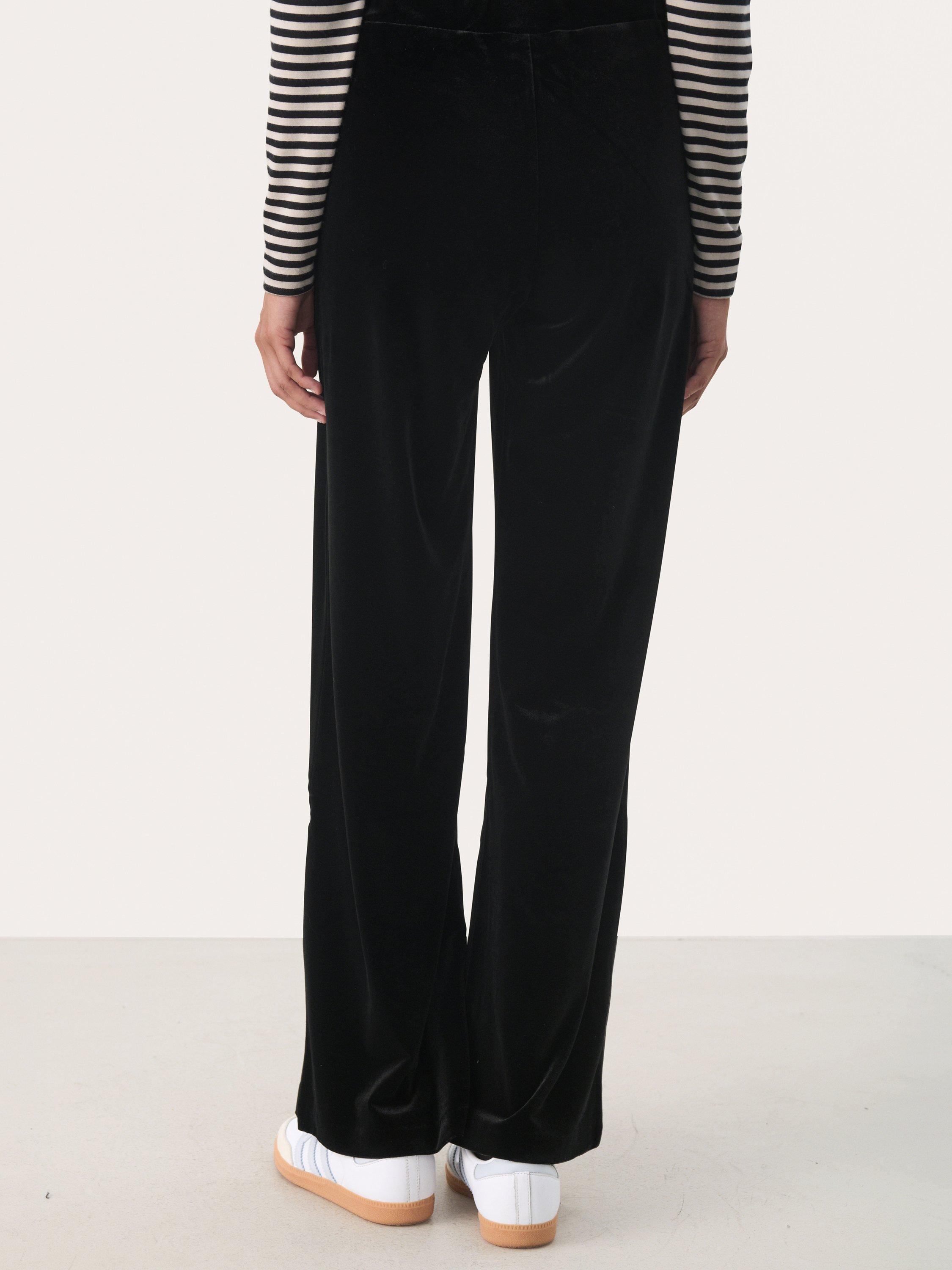 Product image 2 of 6, which shows Part Two Dorellas Straight Trousers, Black, L