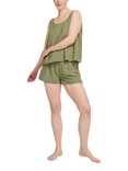 Nudea The Night Vest Scoop Neck Pyjama Top