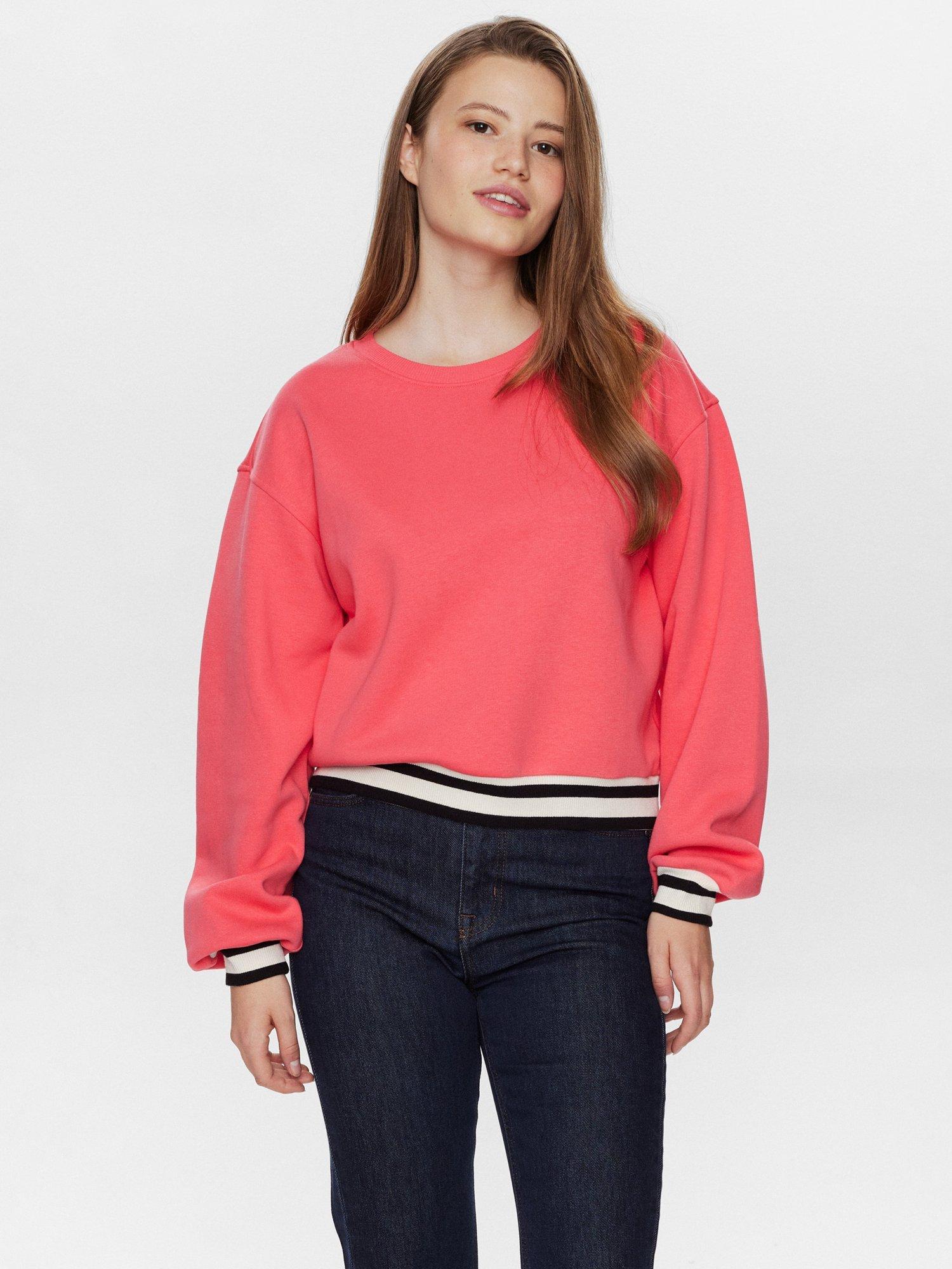 Numph Ada Organic Cotton Rich Jumper, Pink