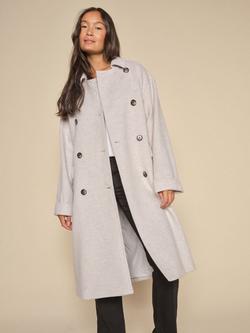 MOS MOSH Venice Wool Blend Coat, Ecru