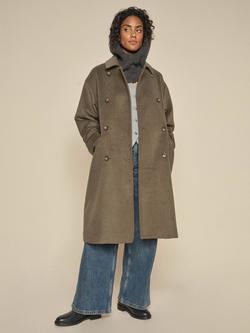 MOS MOSH Venice Wool Blend Coat, Forest Night