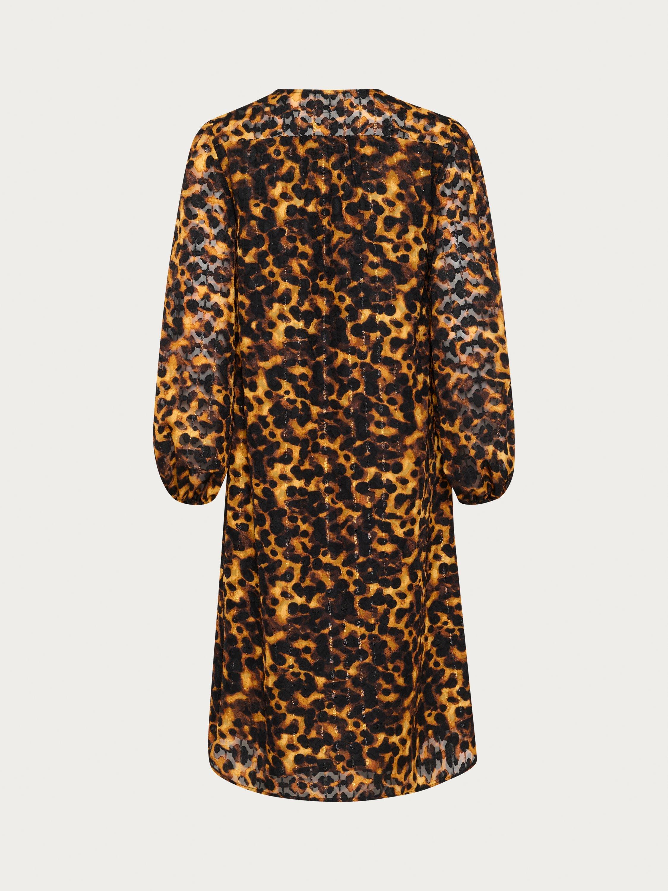 Product image 6 of 6, which shows Soaked In Luxury Gunvy Animal Dress, Multi, XS