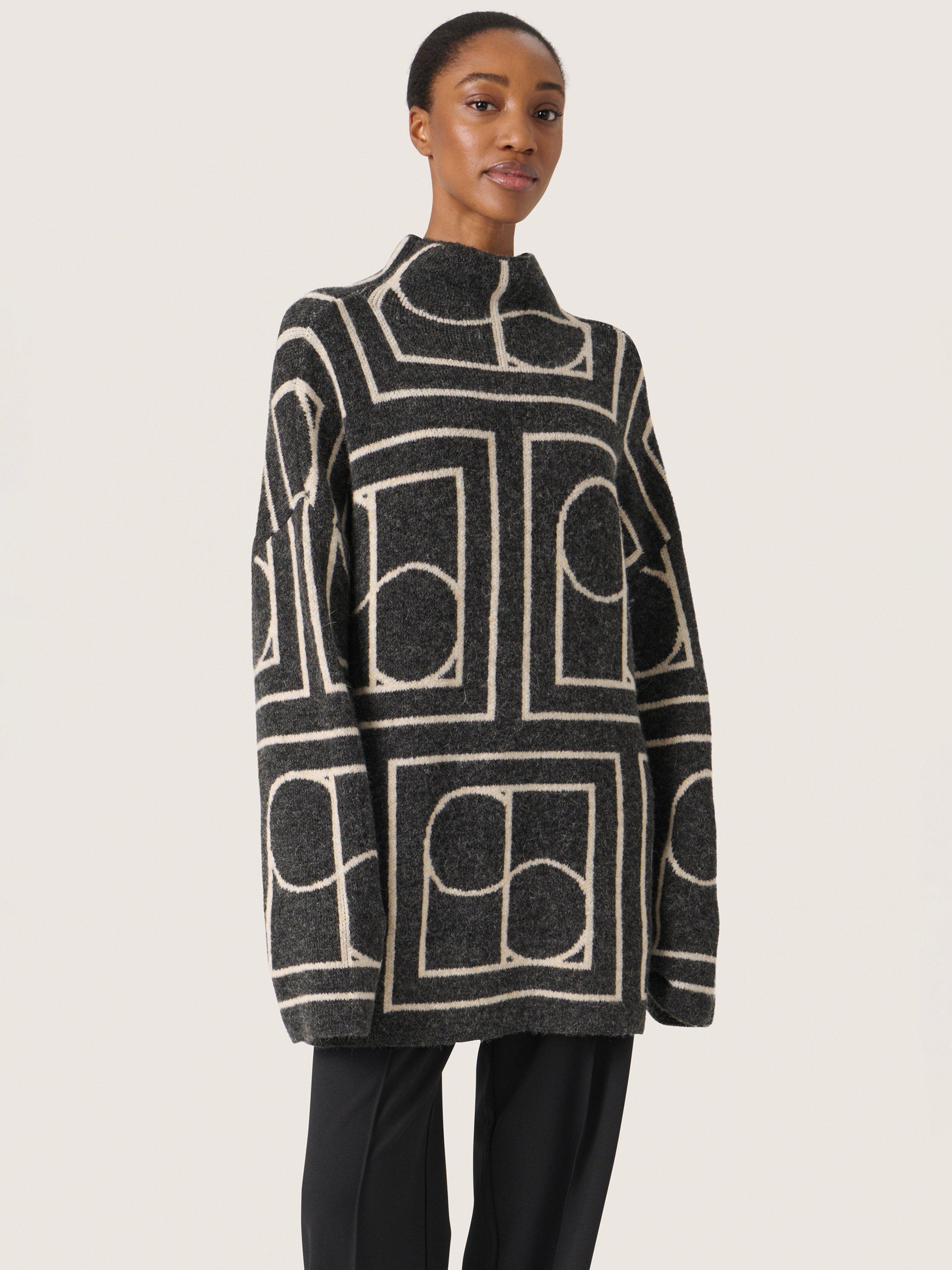 Soaked In Luxury Hedaya Logo Print Jumper