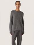 Soaked In Luxury Tuesday Wool Blend Jumper, Gull Grey