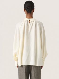 Soaked In Luxury Natalja High Neck Top, Whisper White - view 2, Whisper White