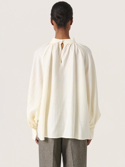 Soaked In Luxury Natalja High Neck Top, Whisper White - view 2, Whisper White