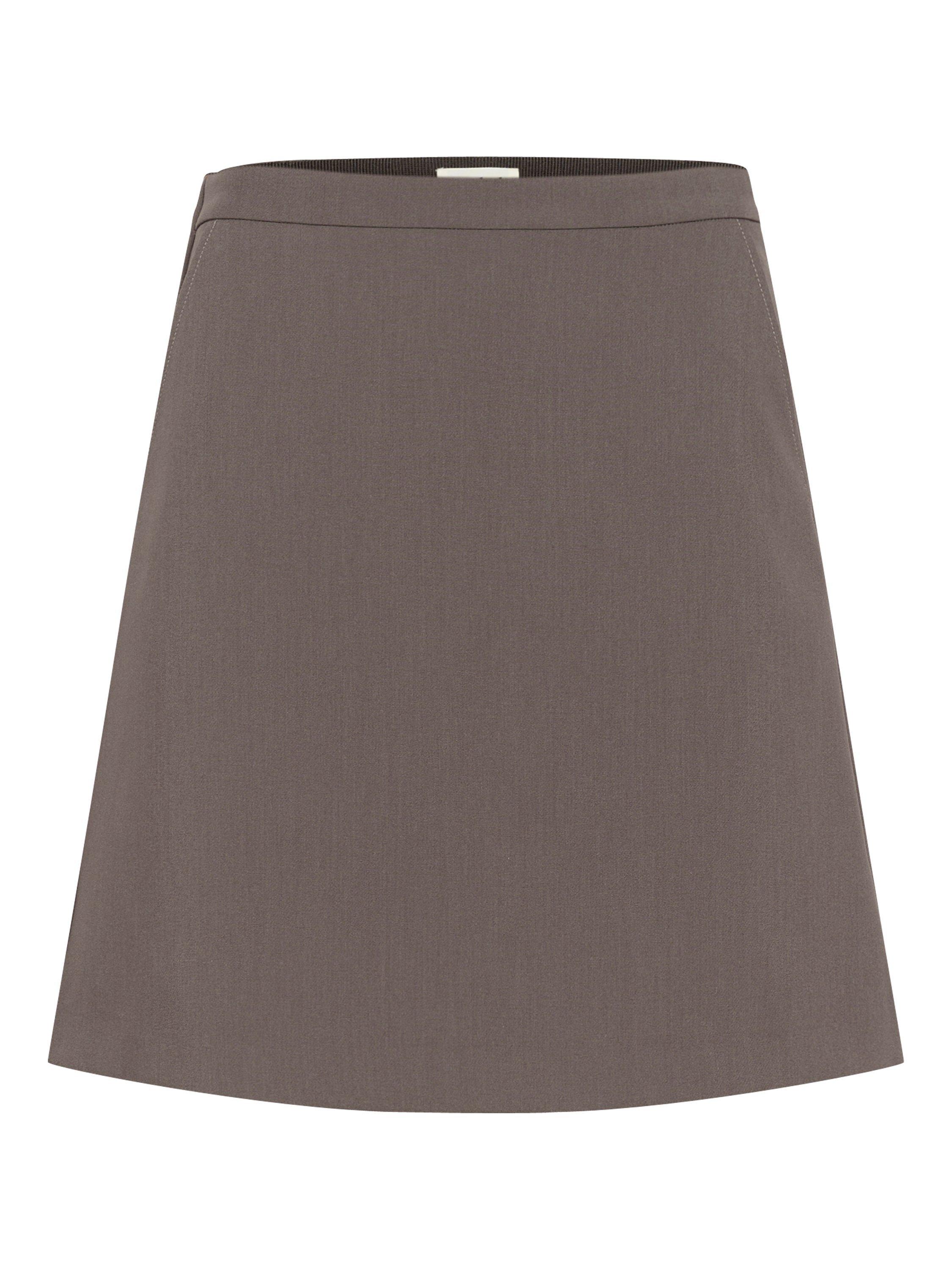 Product image 5 of 6, which shows Soaked In Luxury Corinne A-Line Skirt, Dark Gull Grey, XS
