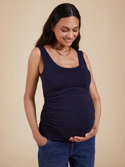 Isabella Oliver Essentials Maternity Tank Top, Classic Navy, Classic Navy