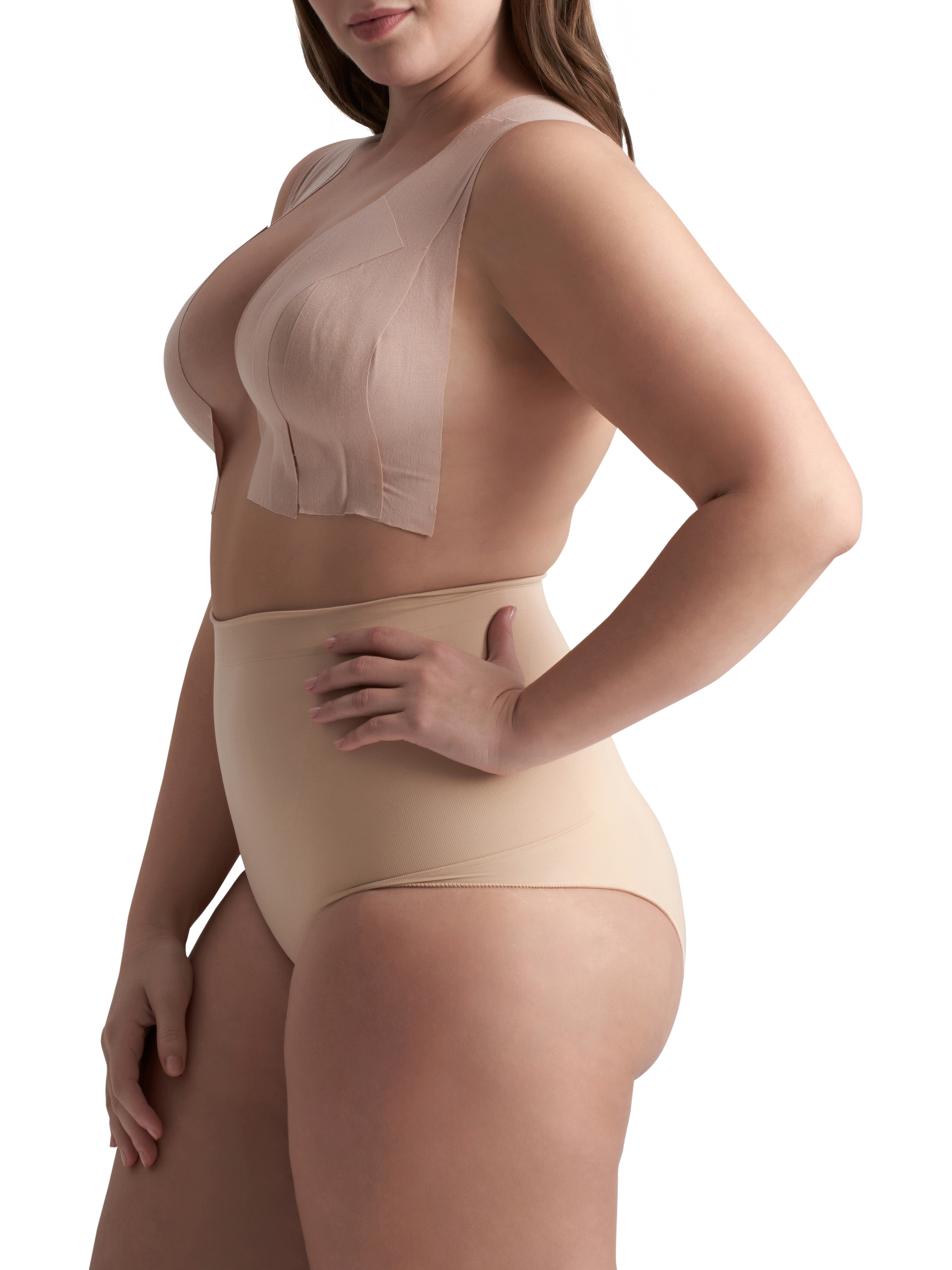 Product image 2 of 5, which shows Bye Bra Body Tape, 7.5cm x 5m, Beige, One Size