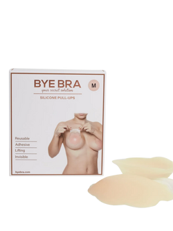 Bye Bra Matt Silicone Pull-Up Nipple Cover, Beige, Beige
