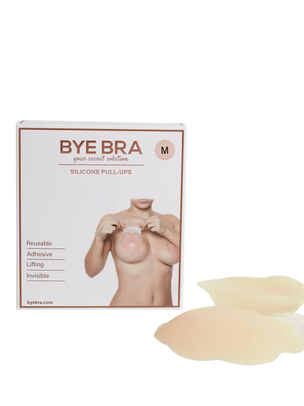 Bye Bra Matt Silicone Pull-Up Nipple Cover, Beige, Beige