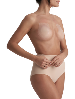 Bye Bra Rabbit Silicone Pull-Up Nipple Cover, Beige, Beige