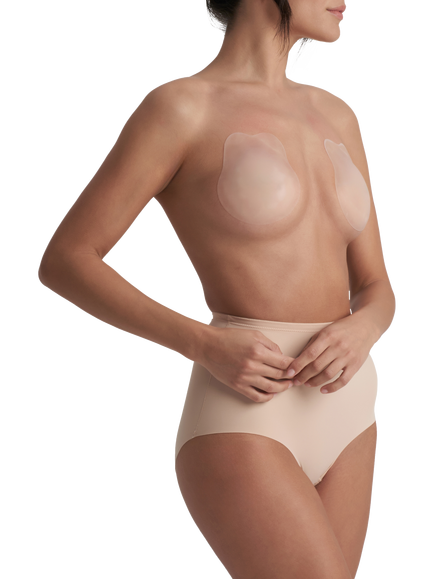 Bye Bra Rabbit Silicone Pull-Up Nipple Cover, Beige, Beige