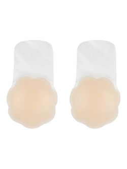 Bye Bra Silicone Pull-Up Nipple Cover, Beige, Beige