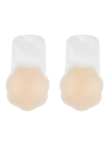 Bye Bra Silicone Pull-Up Nipple Cover, Beige, Beige