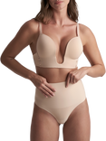 Bye Bra Ultimate Deep Plunge Bra, Beige