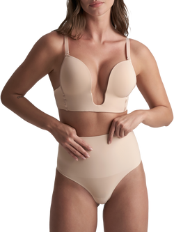 Bye Bra Ultimate Deep Plunge Bra, Beige