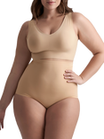 Bye Bra High Waist Knickers, Beige