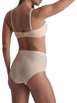 Bye Bra Uni Stretch High Waist Brief - view 2, Beige