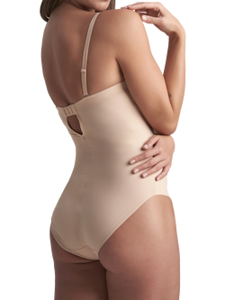 Bye Bra Sculpting Padded Wire Bodysuit - view 2, Beige