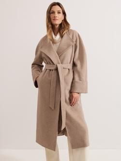 Phase Eight Aoife Wool Blend Coat, Neutral, Neutral