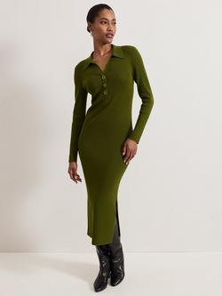 Phase Eight Lucy Bodycon Jumper Dress, Green, Green