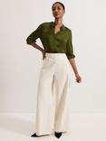 Phase Eight Elodie Tailored Trousers, White