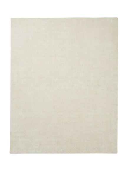 west elm Glimmer Wool Blend Rug, White