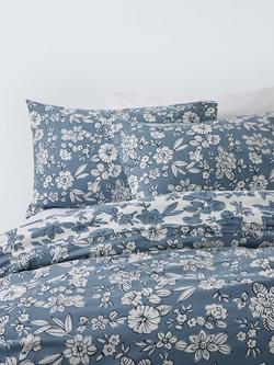 John Lewis Block Floral Duvet Cover Set, Multi