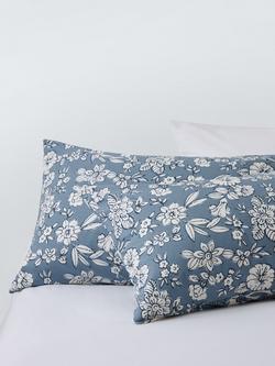 John Lewis Block Floral Duvet Cover Set - view 2, Multi