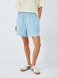 John Lewis ANYDAY Stripe Boxer Shorts, Blue Stripe, Blue Stripe