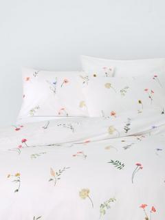 John Lewis Summer Meadow Double Duvet Cover Set, Multi