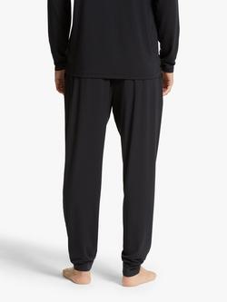 John Lewis Ultra Soft Modal Lounge Joggers, Black - view 2, Black