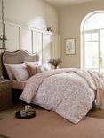 Laura Ashley Shepherd's Purse Brushed Cotton Reversible Duvet Cover Set