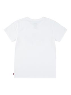 Levi's Kids' Batwing Frill T-Shirt, Bright White - view 2, Bright White