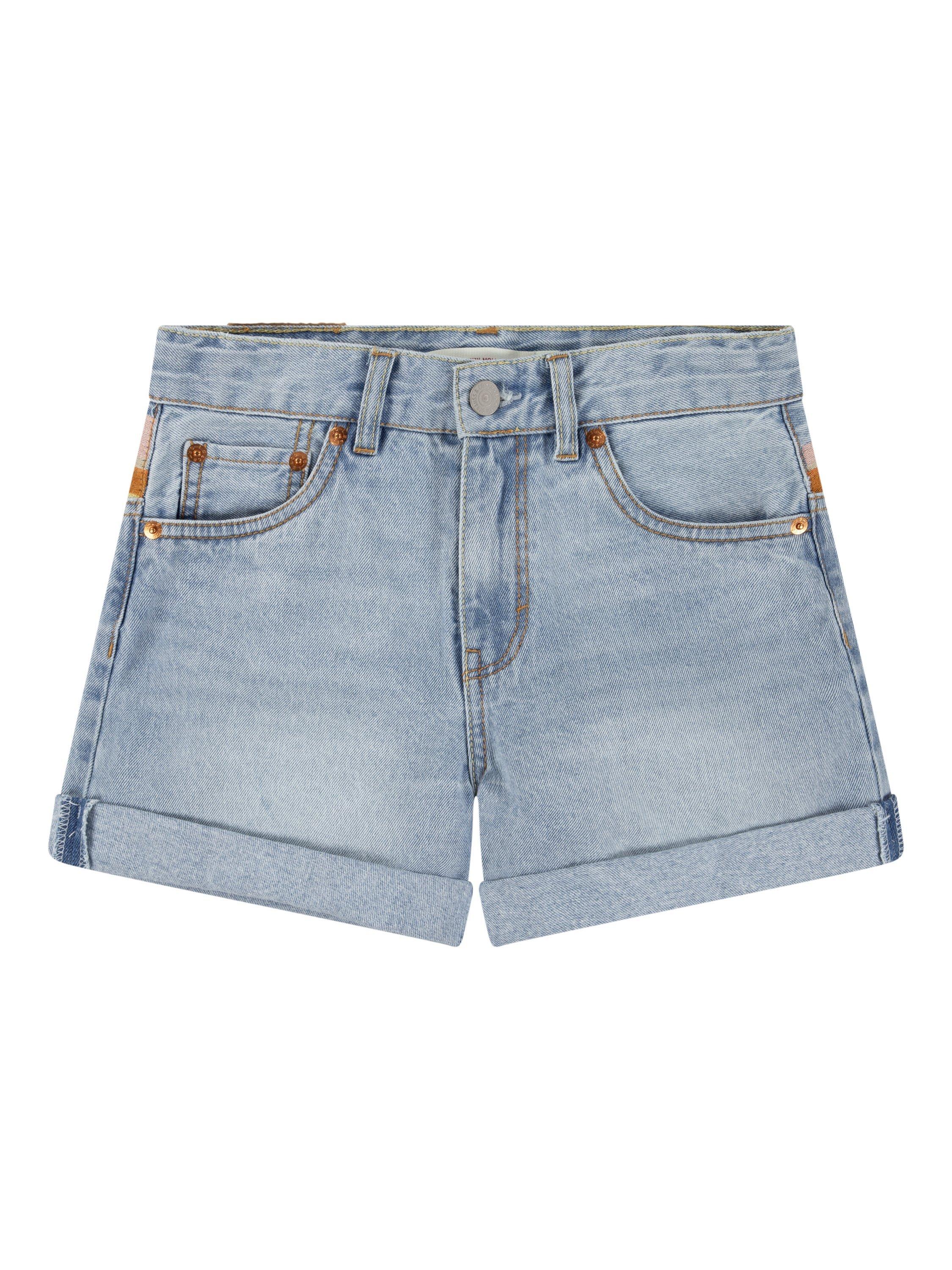 Product image 1 of 6, which shows Levi's Kids' Mom Denim Shorts, Desert Sky, 10 years