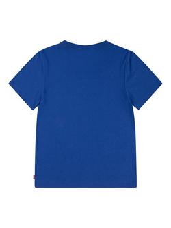 Levi's Kids' Batwing Cotton Blend T-Shirt, Dress Blues - view 2, Dress Blues