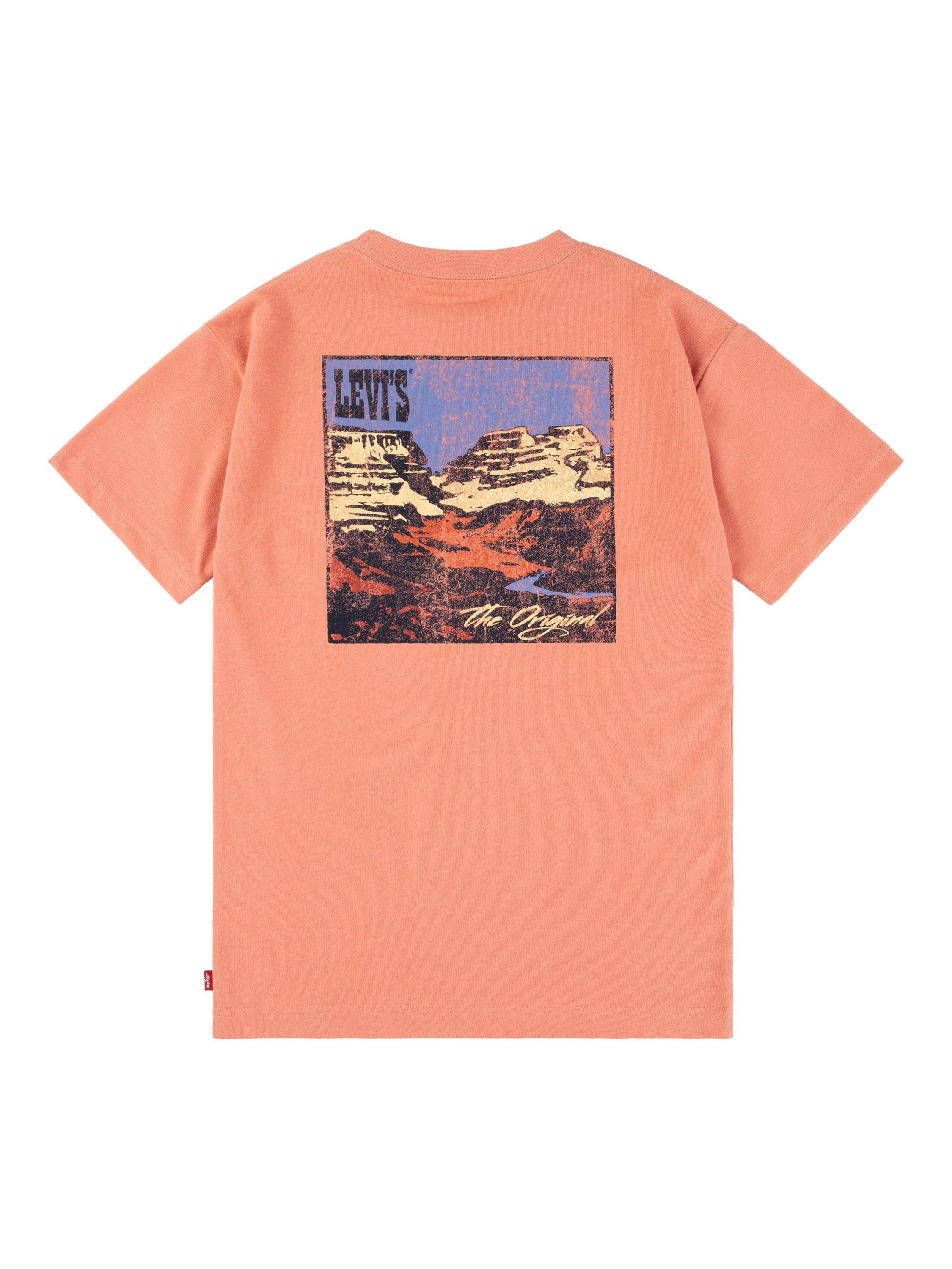 Product image 2 of 5, which shows Levi's Kids' Canyon T-Shirt, Twangy Orange, 10 years
