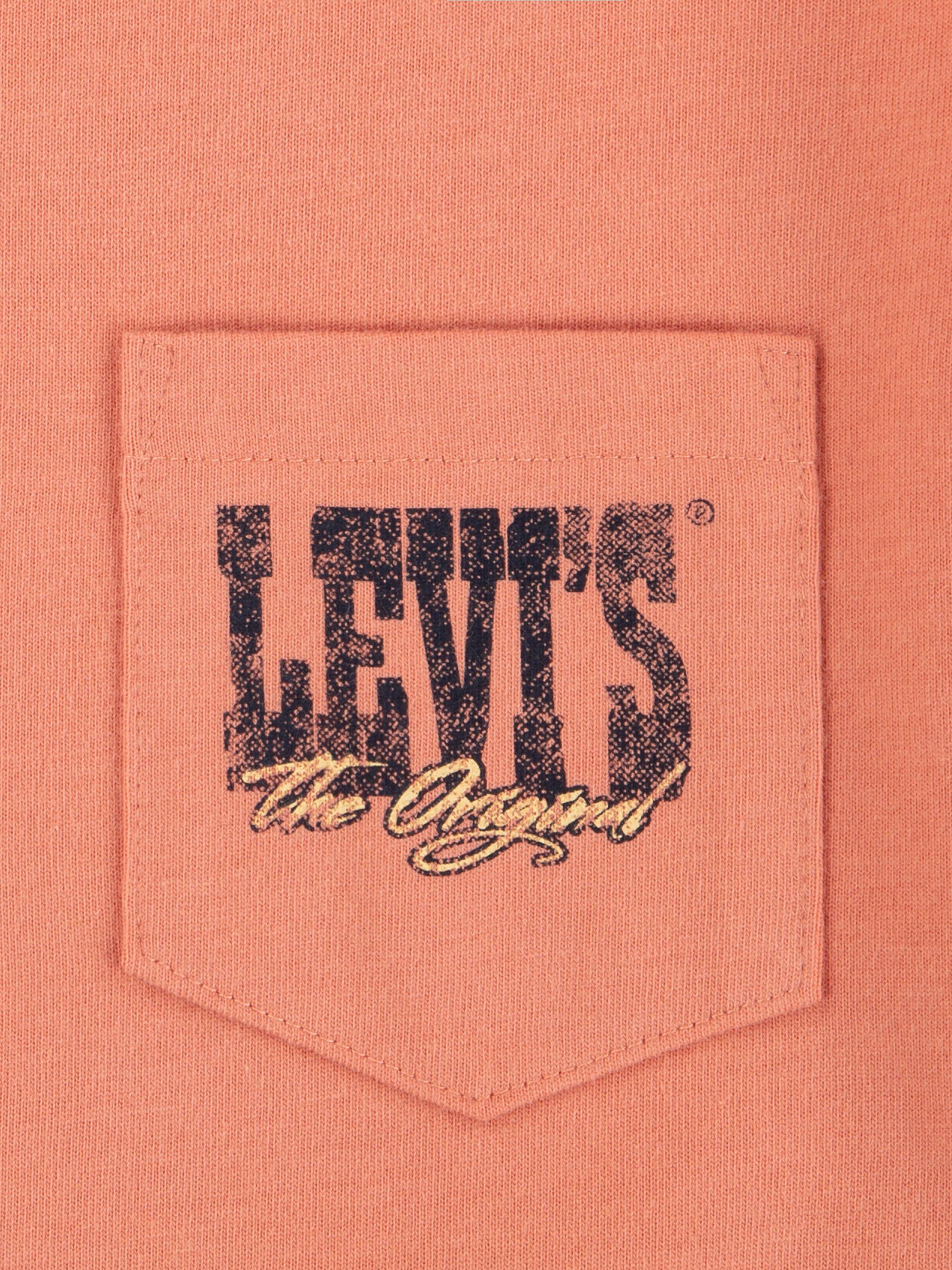 Product image 5 of 5, which shows Levi's Kids' Canyon T-Shirt, Twangy Orange, 10 years