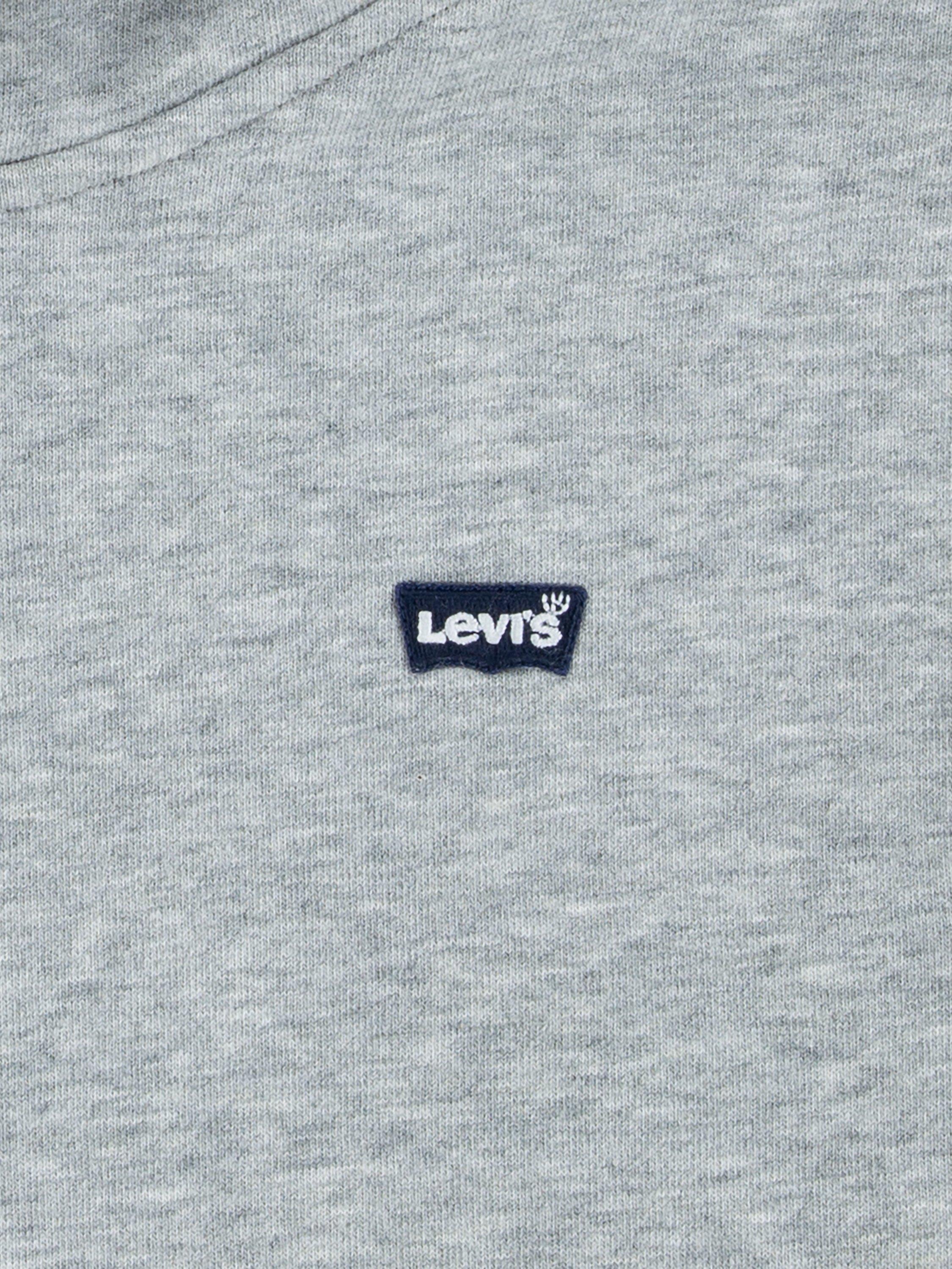 Product image 4 of 4, which shows Levi's Kids' Batwing Hoodie, Grey Heather, 10 years