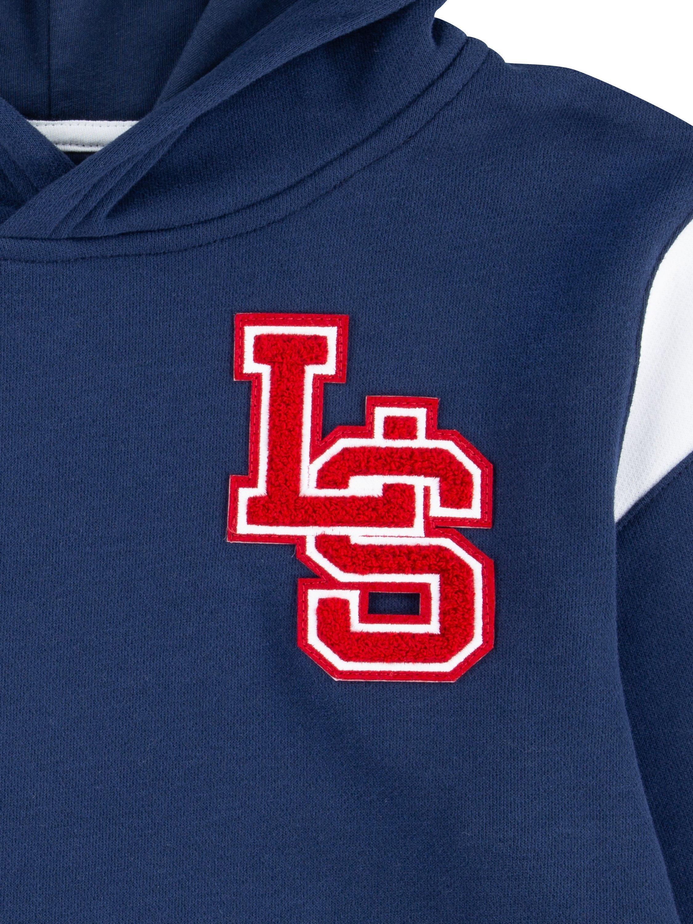 Product image 5 of 5, which shows Levi's Kids' Prep Sport Cotton Blend Hoodie, Dress Blues, 12 years