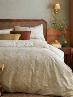 William Morris At Home Marigold Duvet Cover Set, Yellow/Multi, Double Set