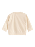 Lindex Kids' Polar Bear Applique Sweatshirt, Light Beige