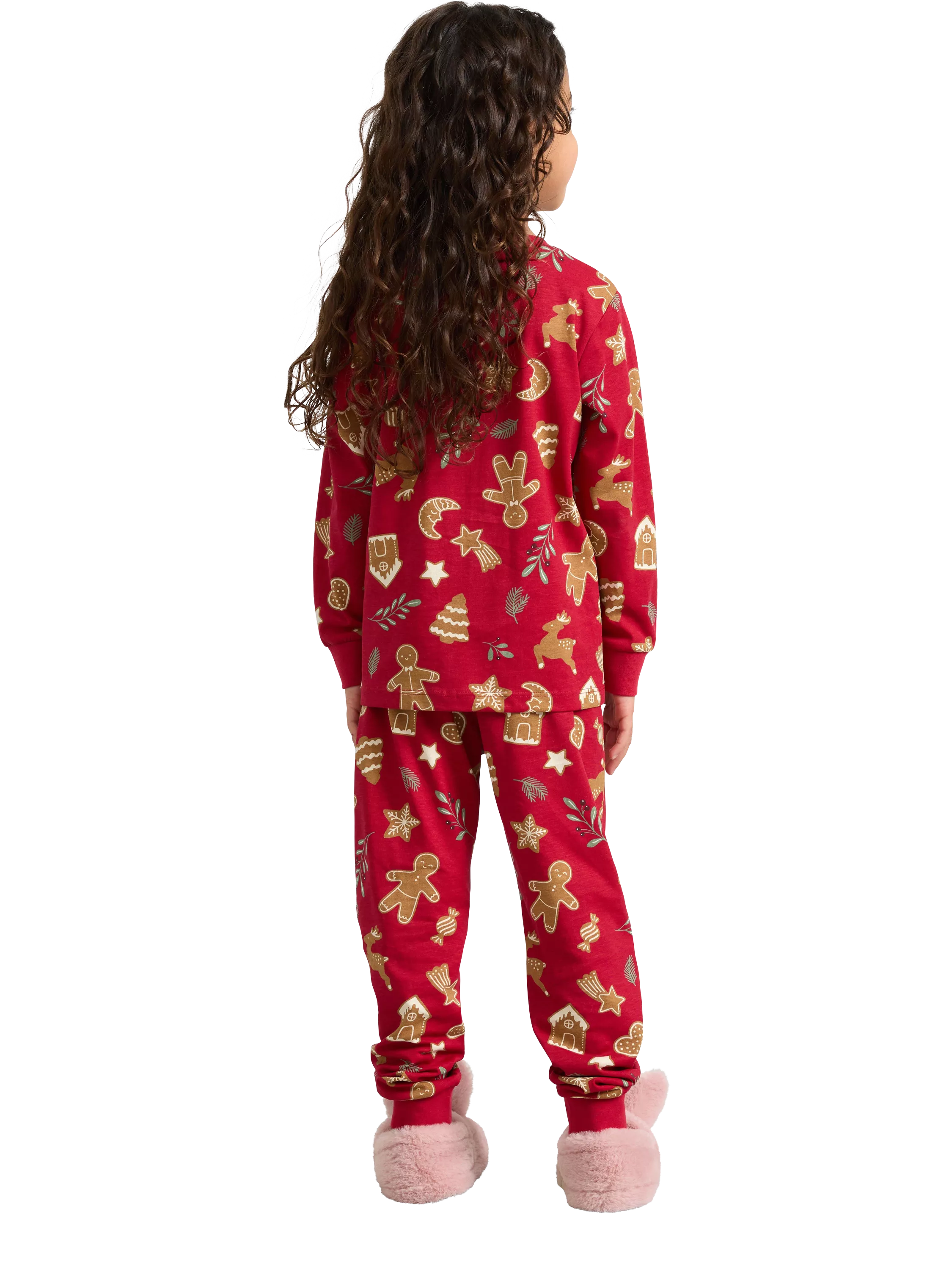 Hunkemöller Pyjama-Set Gingerbread – Süßes Weihnachts-Pyjama In Peacoat