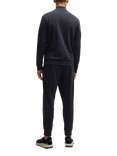 BOSS Interlock Cotton Tracksuit, Dark Blue