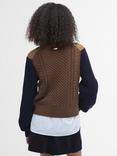 Barbour Esther Wool Cashmere Blend Cable Knit Jumper, Multi