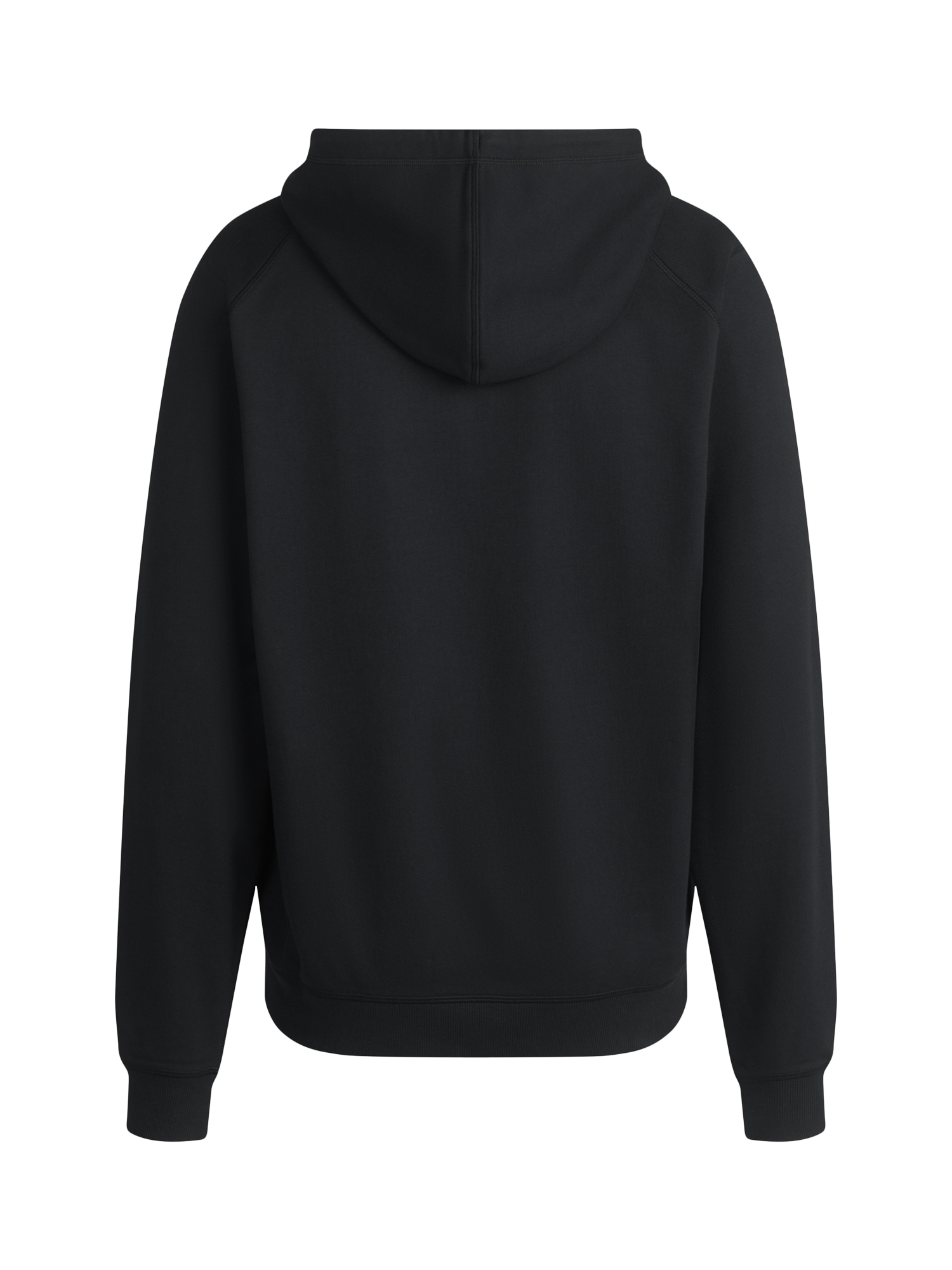 Product image 2 of 2, which shows Rapha Men's Cotton Zip Up Hoodie, Black/Grey, S