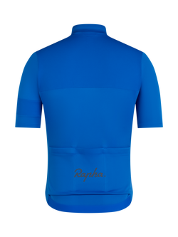 Rapha Brevet Element Short Sleeve Cycling Jersey, Blue/Sky Captain - view 2, Blue / Sky Captain